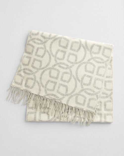 G PATTERN WOOL SCARF