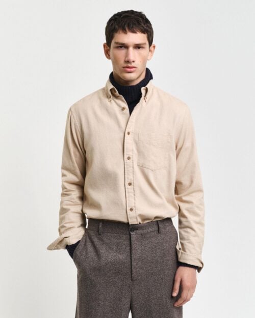 REG HERRINGBONE FLANNEL SHIRT
