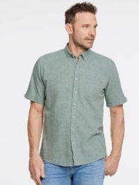 Cotton/linen shirt S/S