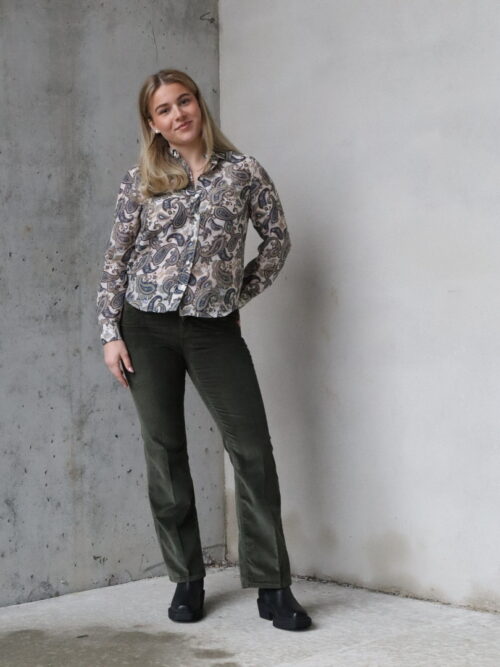 REG PAISLEY COT SILK SHIRT