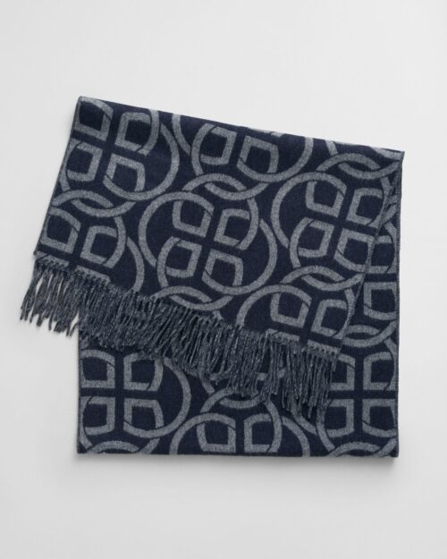 G PATTERN WOOL SCARF