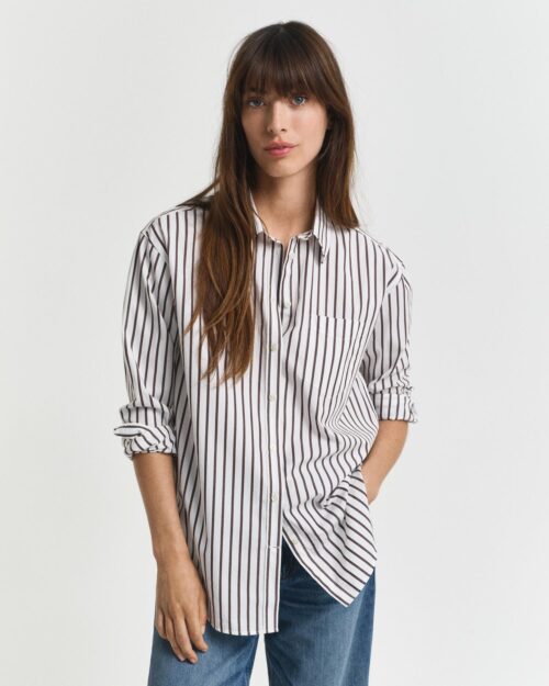 REL CLASSIC POPLIN STRIPED SHIRT