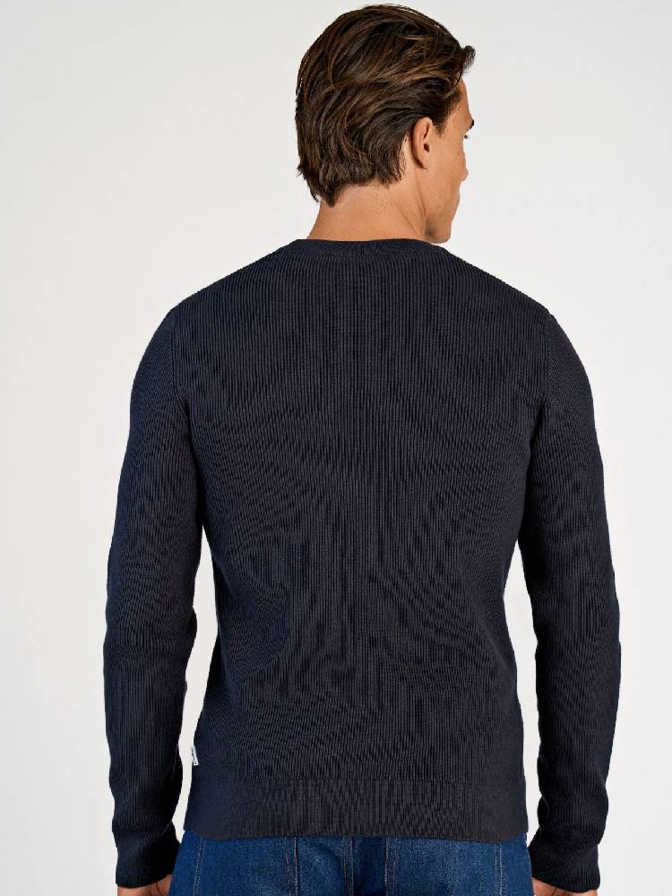 Rib knitted o-neck knit - Bilde 4