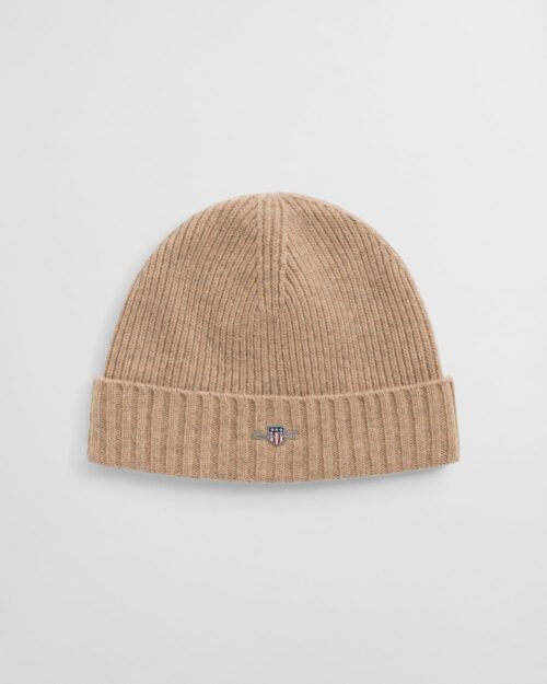 UNISEX. SHIELD WOOL BEANIE