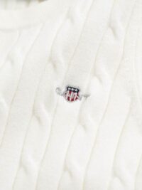 STRETCH COTTON CABLE TANK TOP