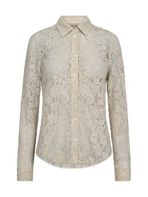 Mmkether Lace Sequin Shirt
