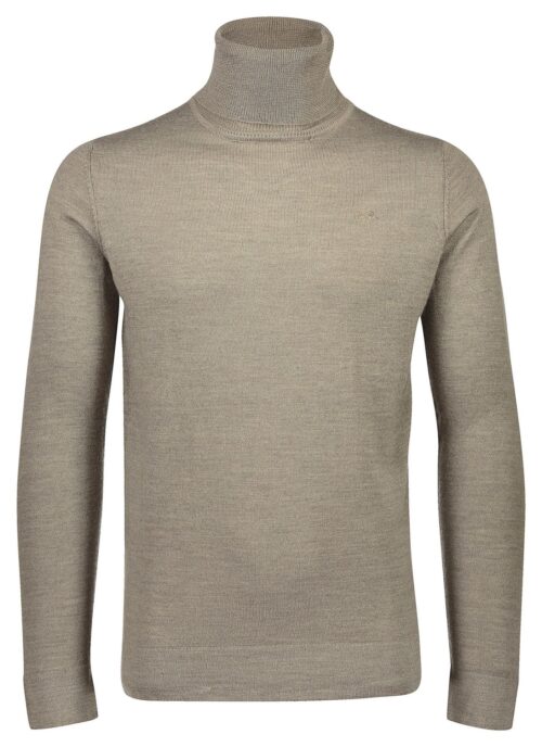Merino knit roll neck