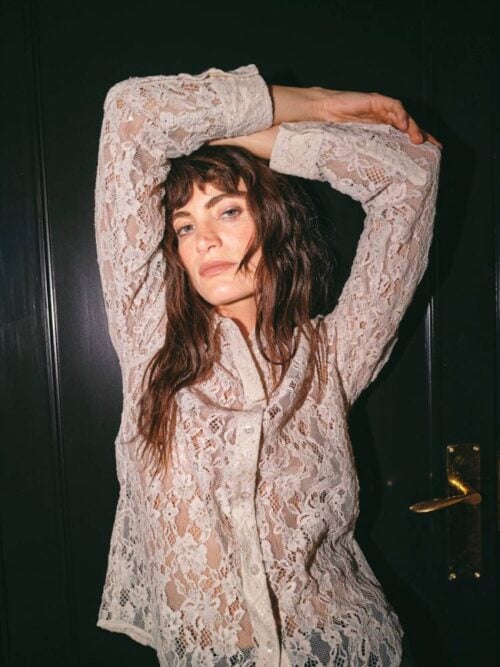 Mmkether Lace Sequin Shirt