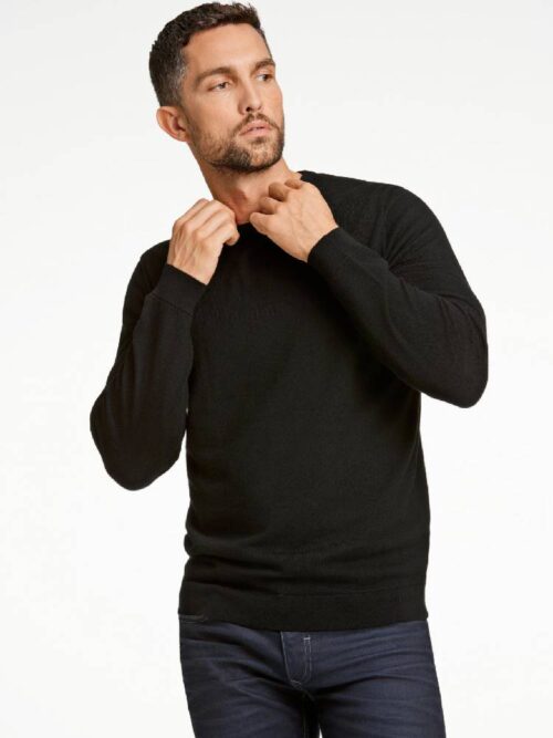 100% merino crew neck knit