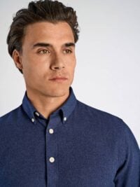 Mélange brushed shirt L/S