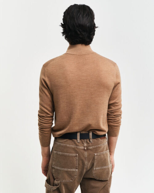 EXTRAFINE MERINO WOOL HALF ZIP