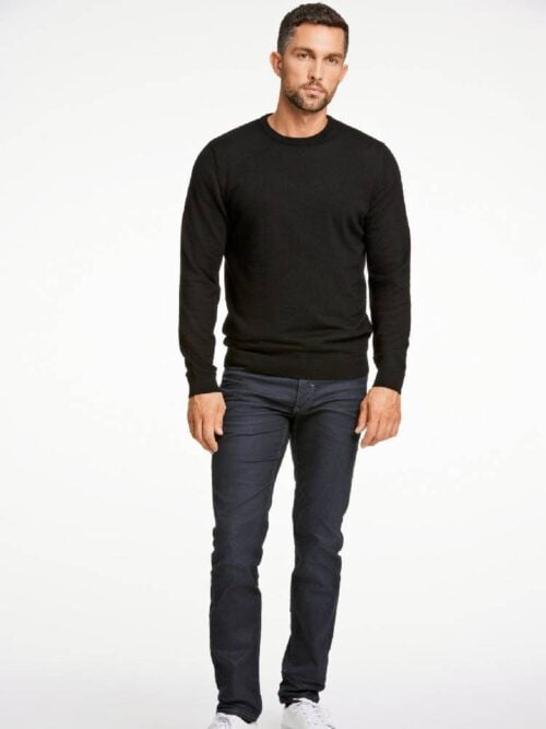 100% merino crew neck knit