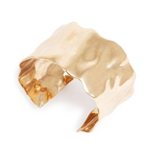 Bracelet, adj. "Sculptured" Cuff, GP