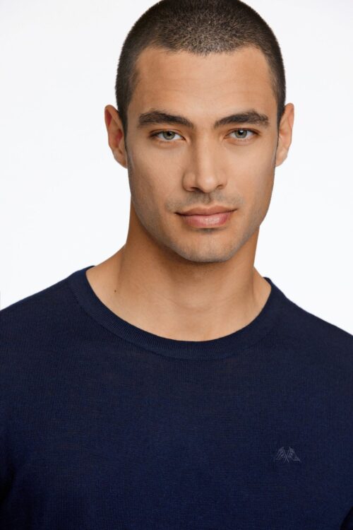 Merino knit o-neck