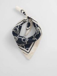 ROPE PRINT SILK SCARF