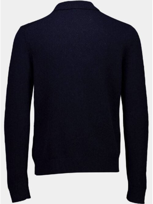 Lambswool L/S cardigan w zip