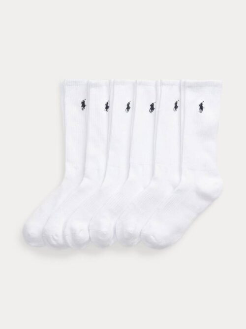 CAS CREW 6PK-CREW SOCK-6 PACK