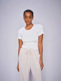 MMElaine O-SS Seamless Silk Tee
