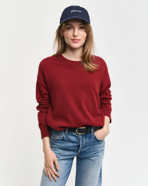SUPERFINE LAMBSWOOL C-NECK