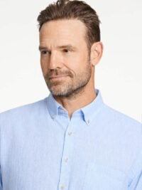 Cotton/linen shirt S/S