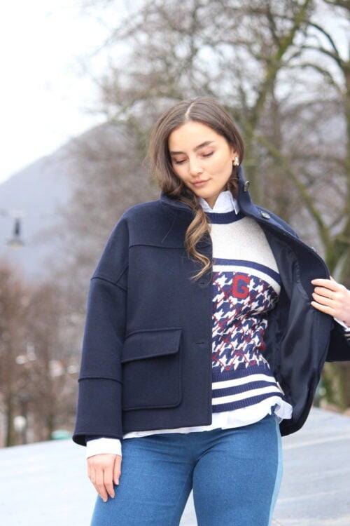 CROPPED WOOL JACKET