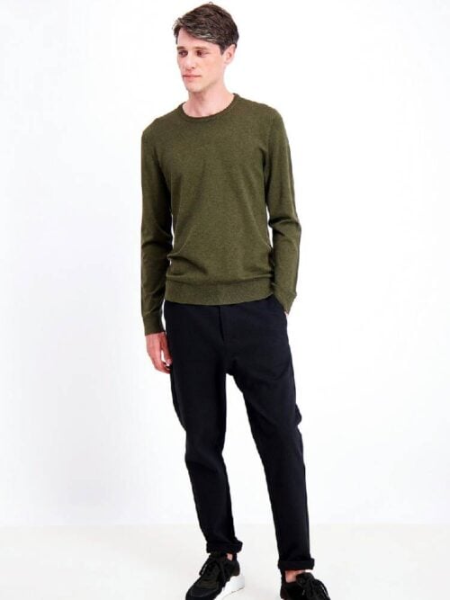 Ecovero L/S o-neck knit