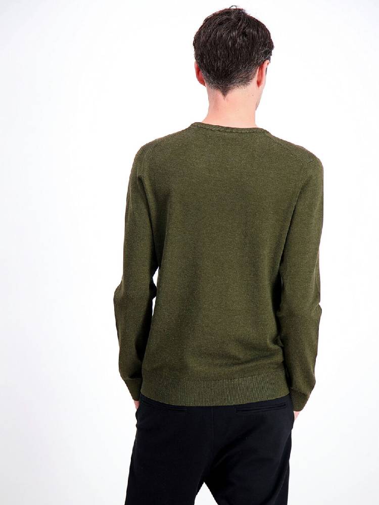 Ecovero L/S o-neck knit