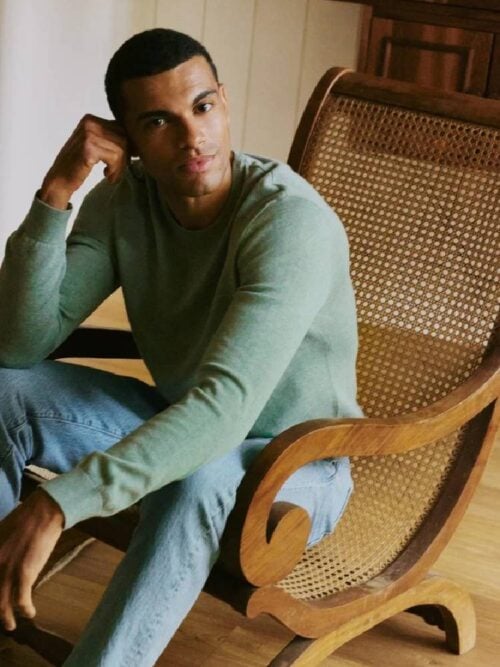 Cotton Crew Knitted Sweater