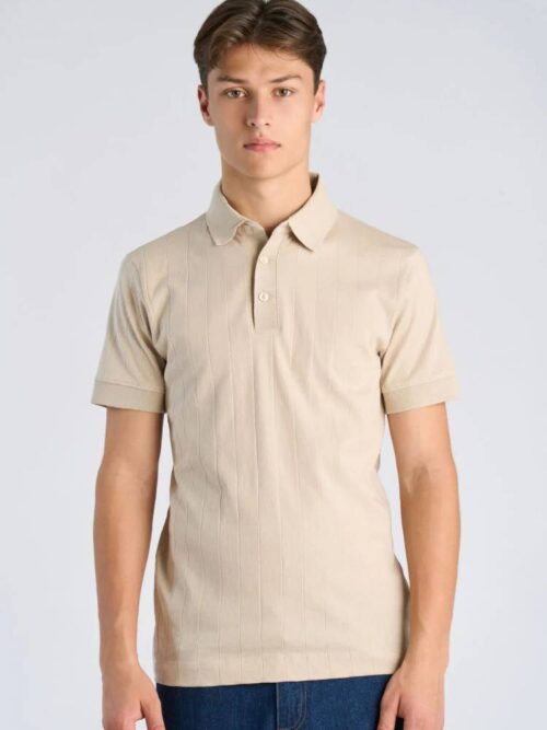 Needle drop polo S/S