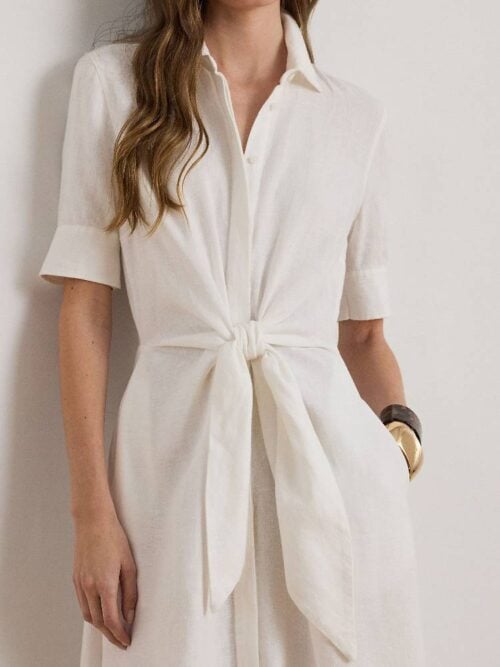 WAKANA-3/4 SLEEVE-CASUAL DRESS