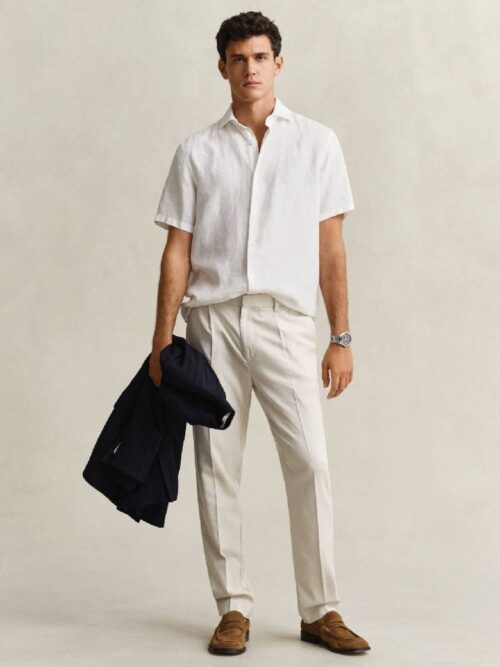 Slim Smart Cot/lyocell Pants