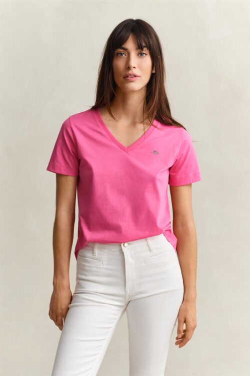 Reg Shield Ss V-Neck T-Shirt