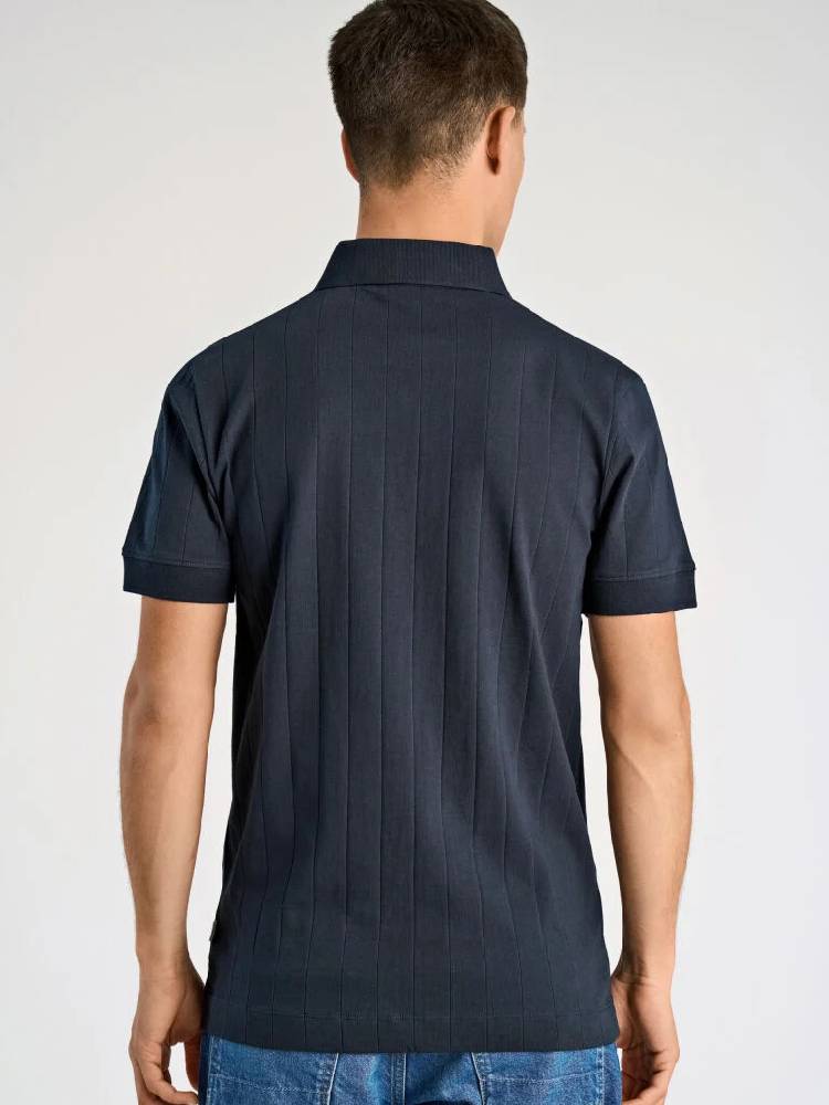 Needle drop polo S/S