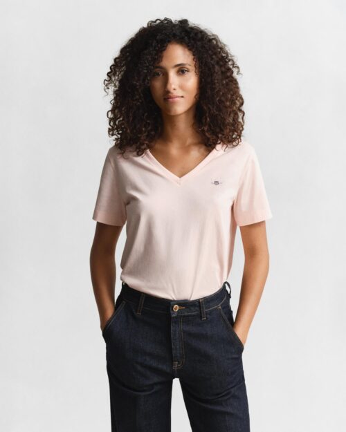 Reg Shield Ss V-Neck T-Shirt