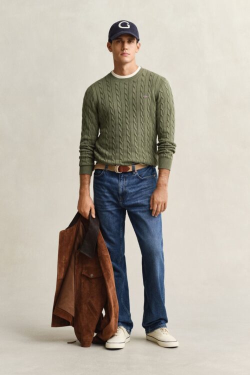 Cotton Cable C-Neck