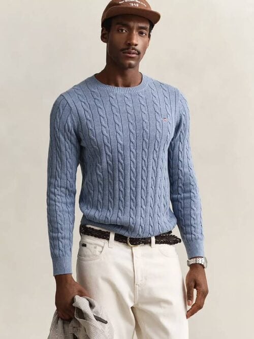 Cotton Cable C-Neck