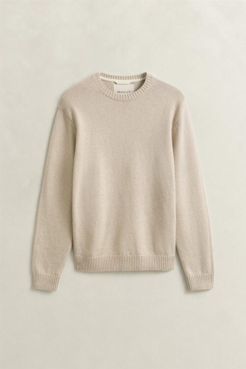 Cotton Blend C-Neck