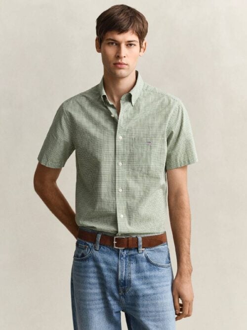 Reg Classic Poplin Ss Shirt