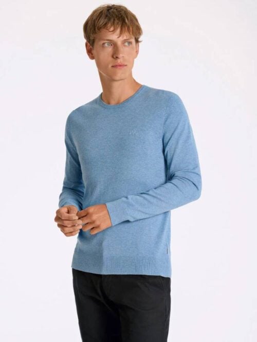 Ecovero L/S o-neck knit