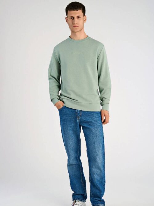 Logo chest print o-neck sweat