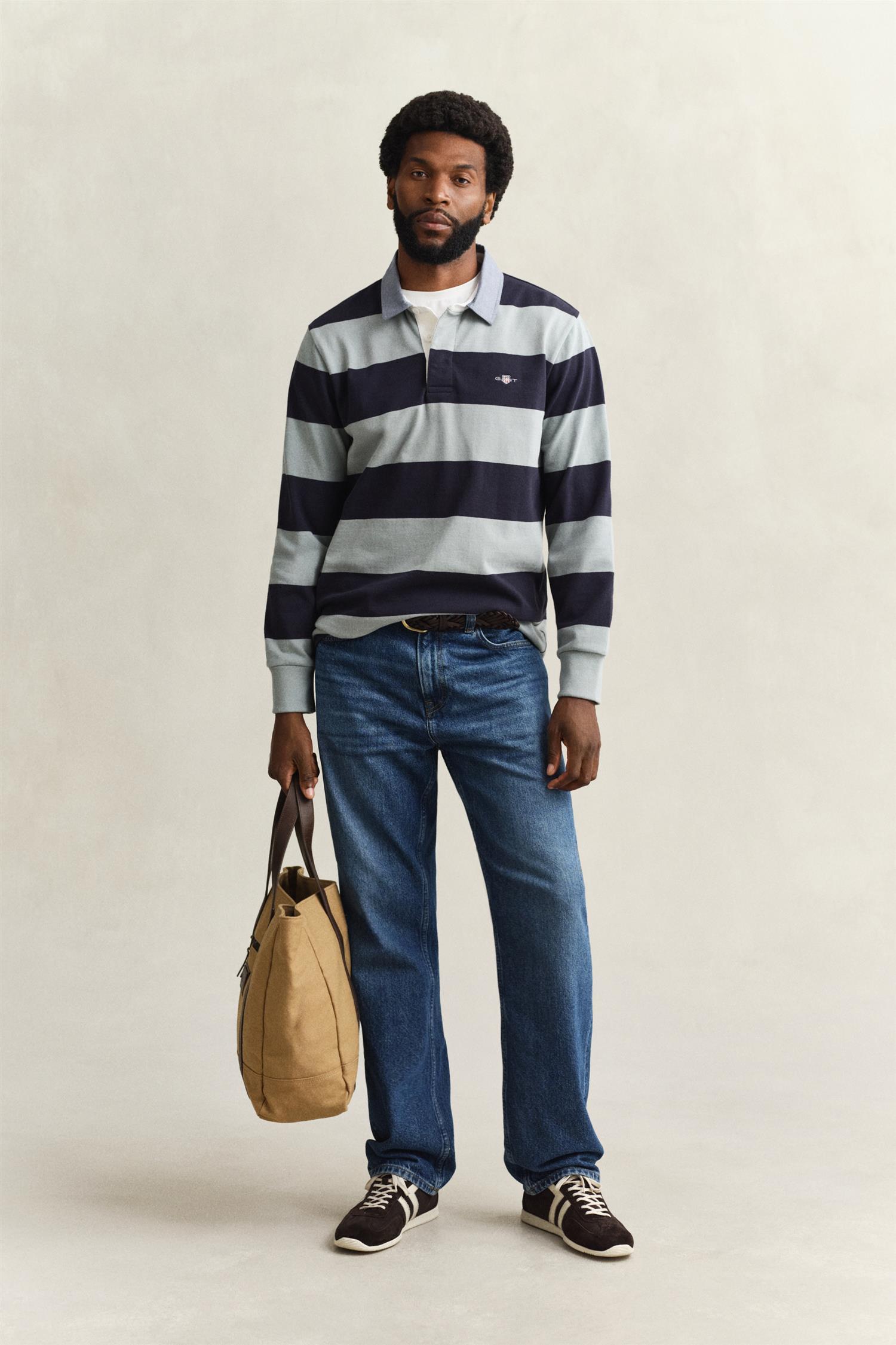 Reg Chambray Stripe Heavy Rugger