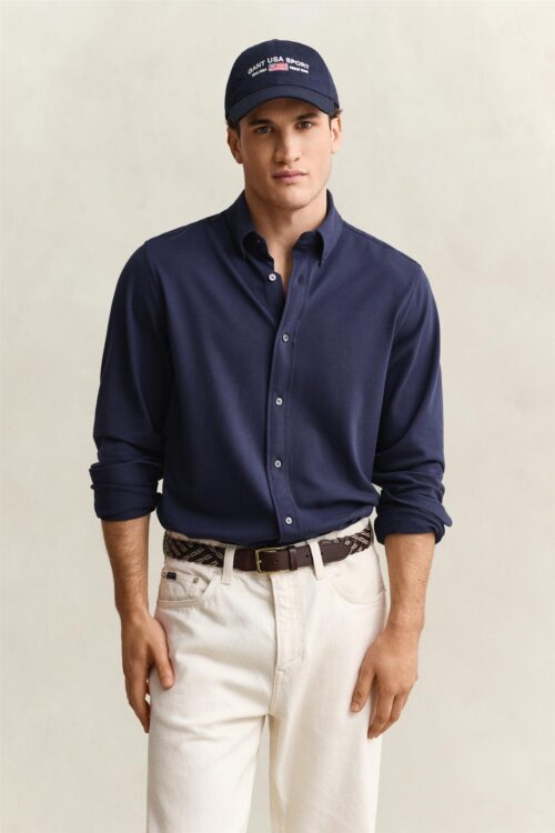 REG JERSEY PIQUE STRETCH SHIRT