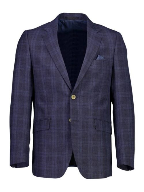 Dobby check blazer