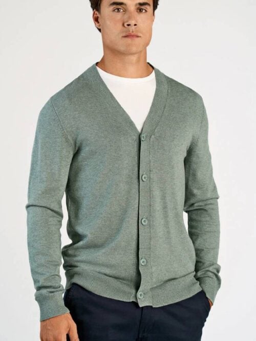 Ecovero v-neck button cardigan