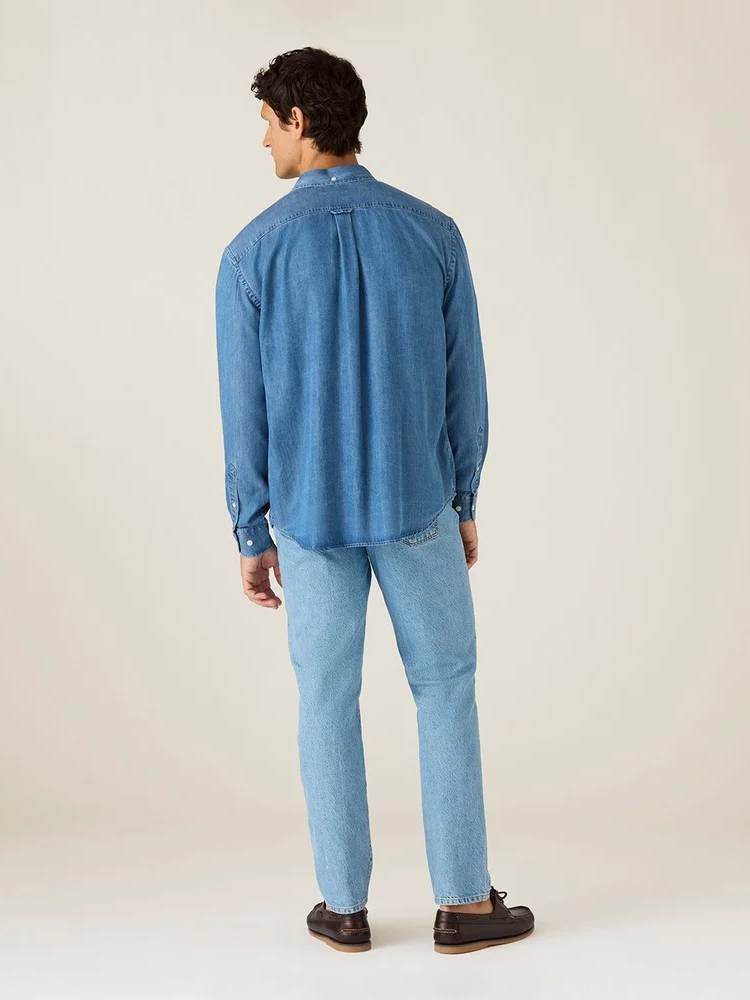 Loose Indigo B.D Shirt