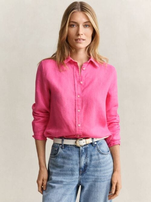 Reg Linen Ls Shirt