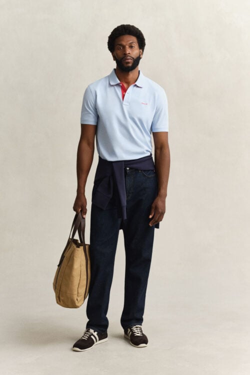 Contrast Polo Shirt