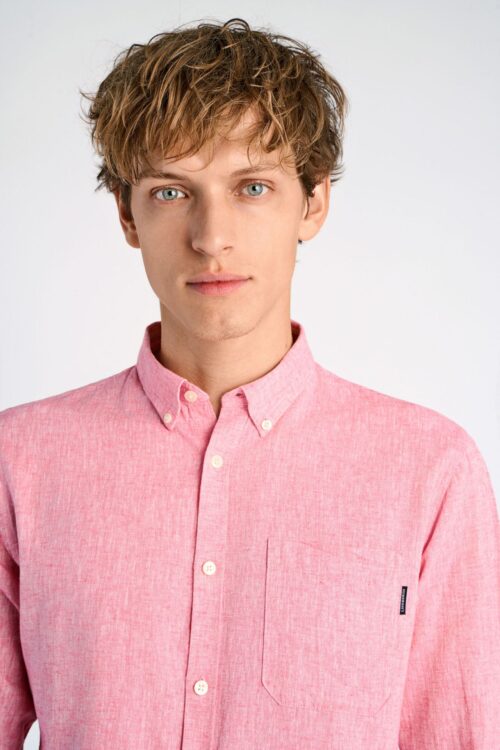 Cotton/linen shirt L/S