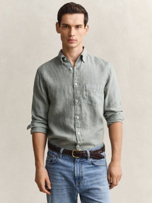 Reg Gmnt Dyed Linen Shirt