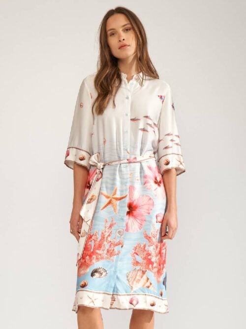 NUOCEANA SHIRT DRESS